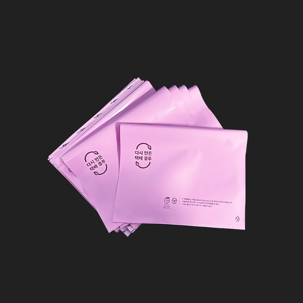 다시 만든 택배봉투 2535 핑크 25 x 35 + 4 1000장(box)