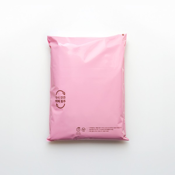 다시 만든 택배봉투 2535 핑크 25 x 35 + 4 1000장(box)